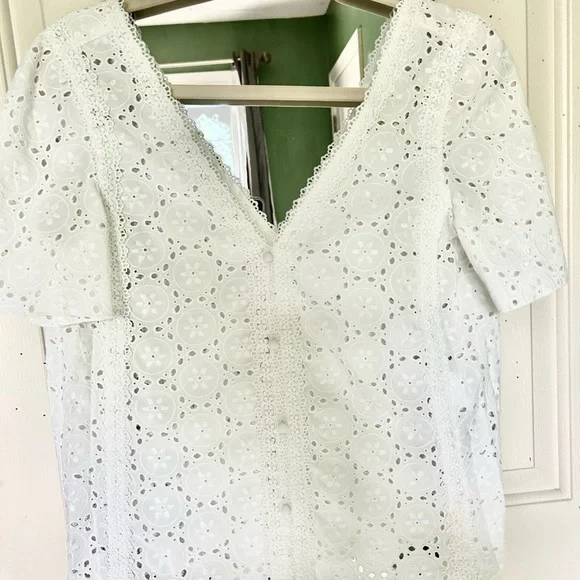 Sezane Patty blouse top shirt sz 34 - Picture 3 of 3